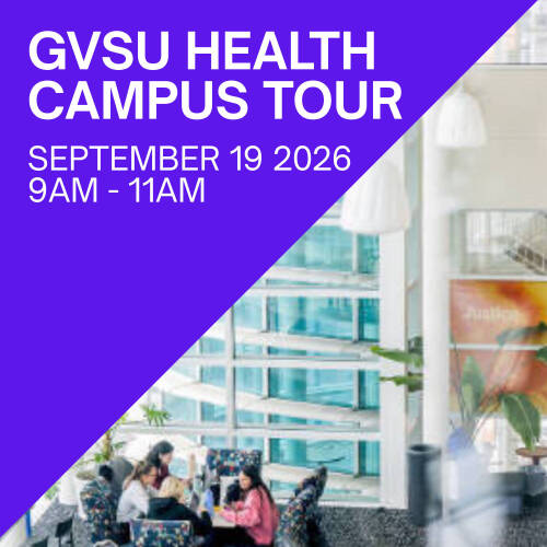 Flyer for Health Campus Tour